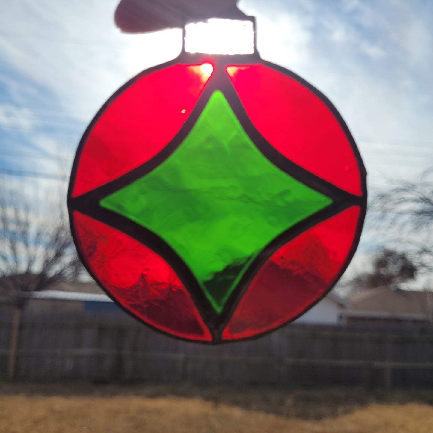 Round Star Ornament