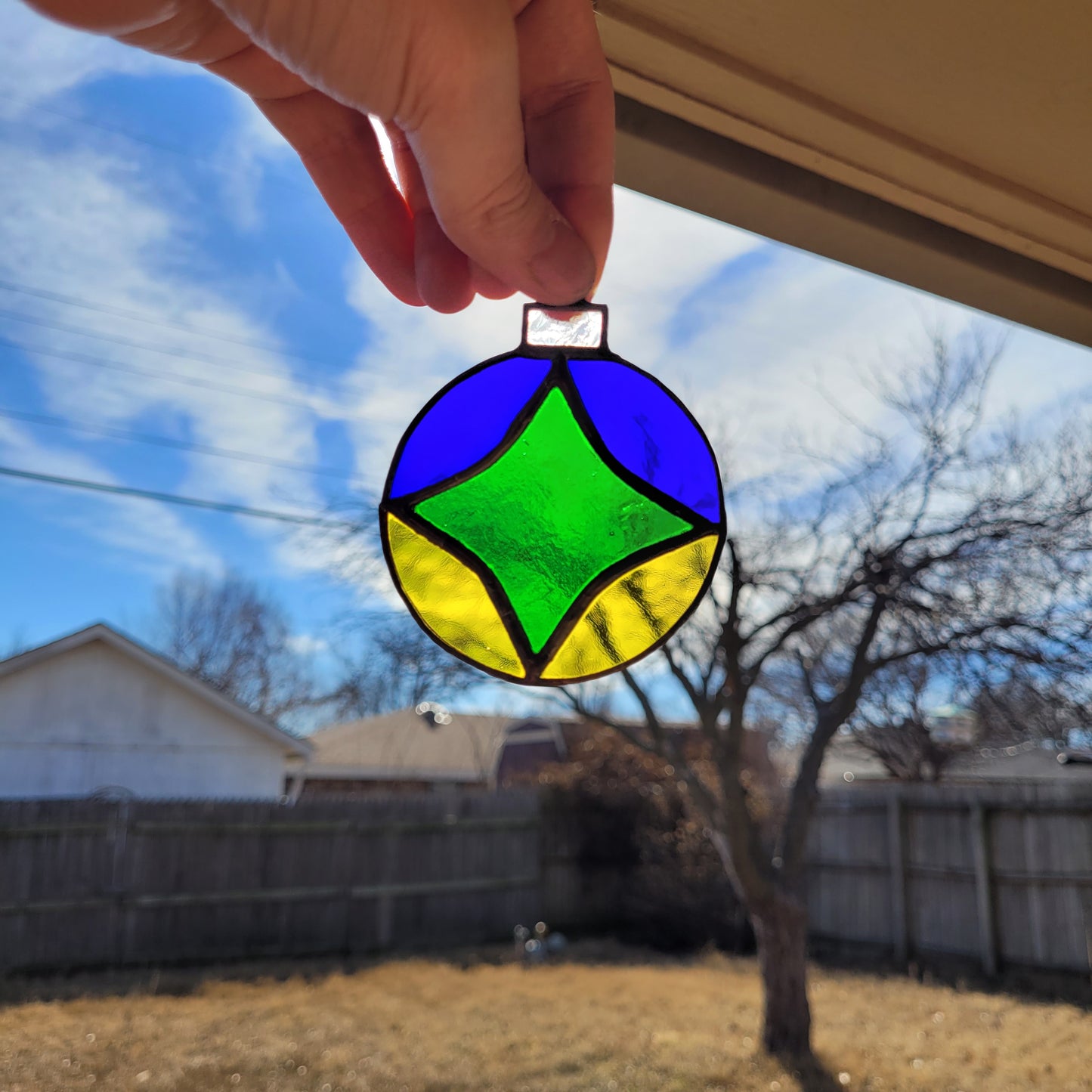 Round Star Ornament