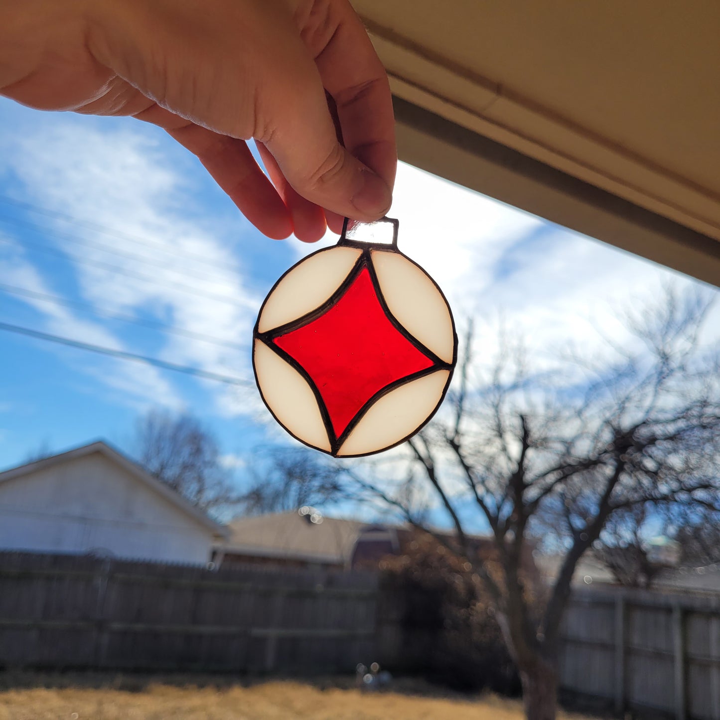 Round Star Ornament