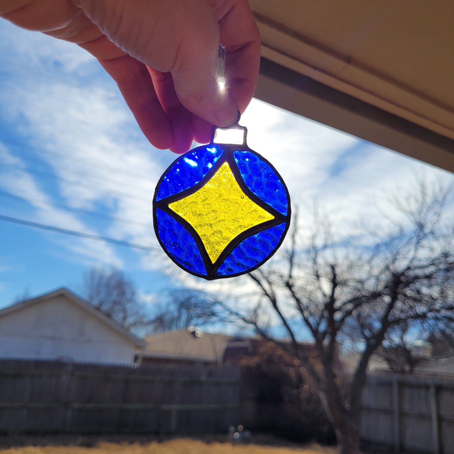Round Star Ornament