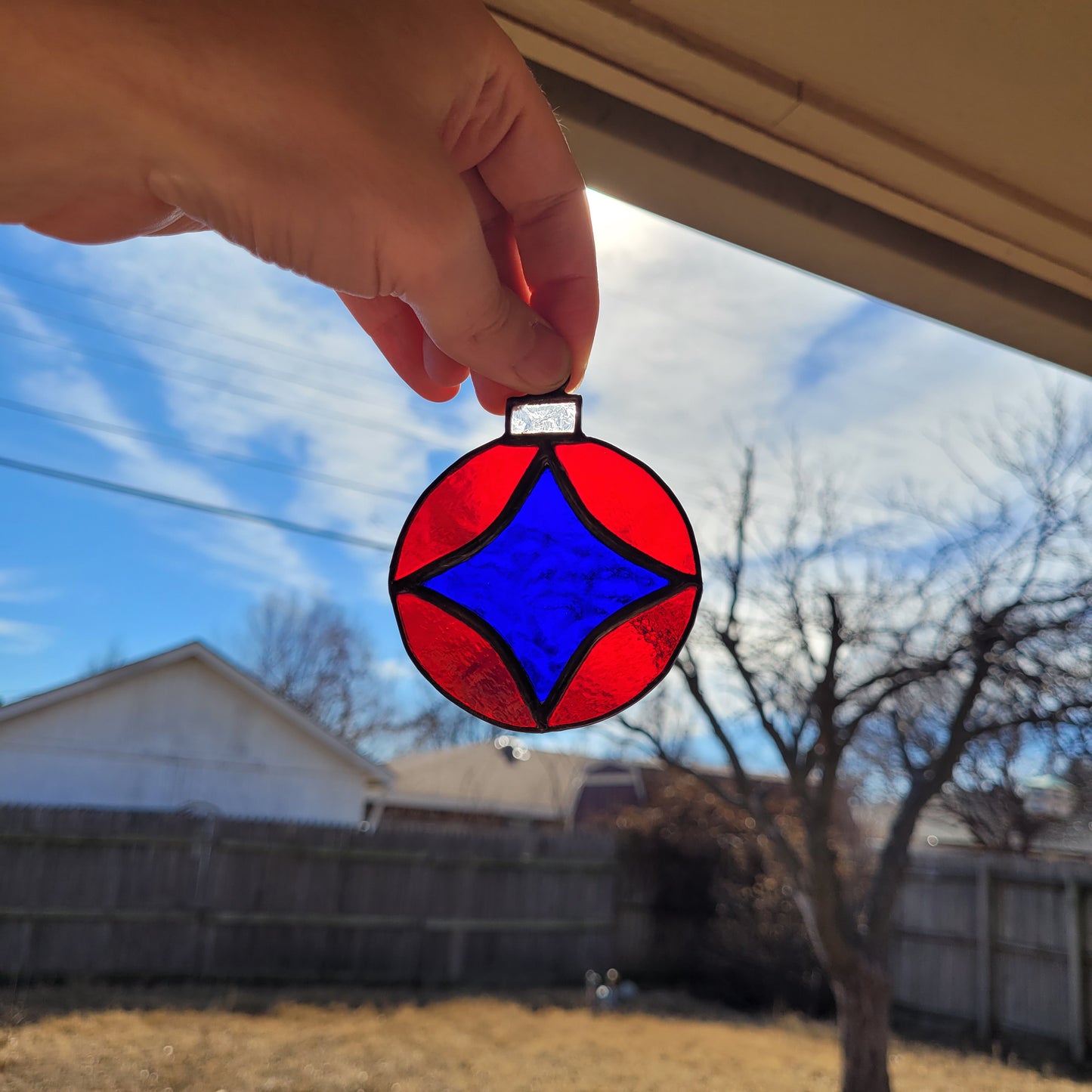 Round Star Ornament