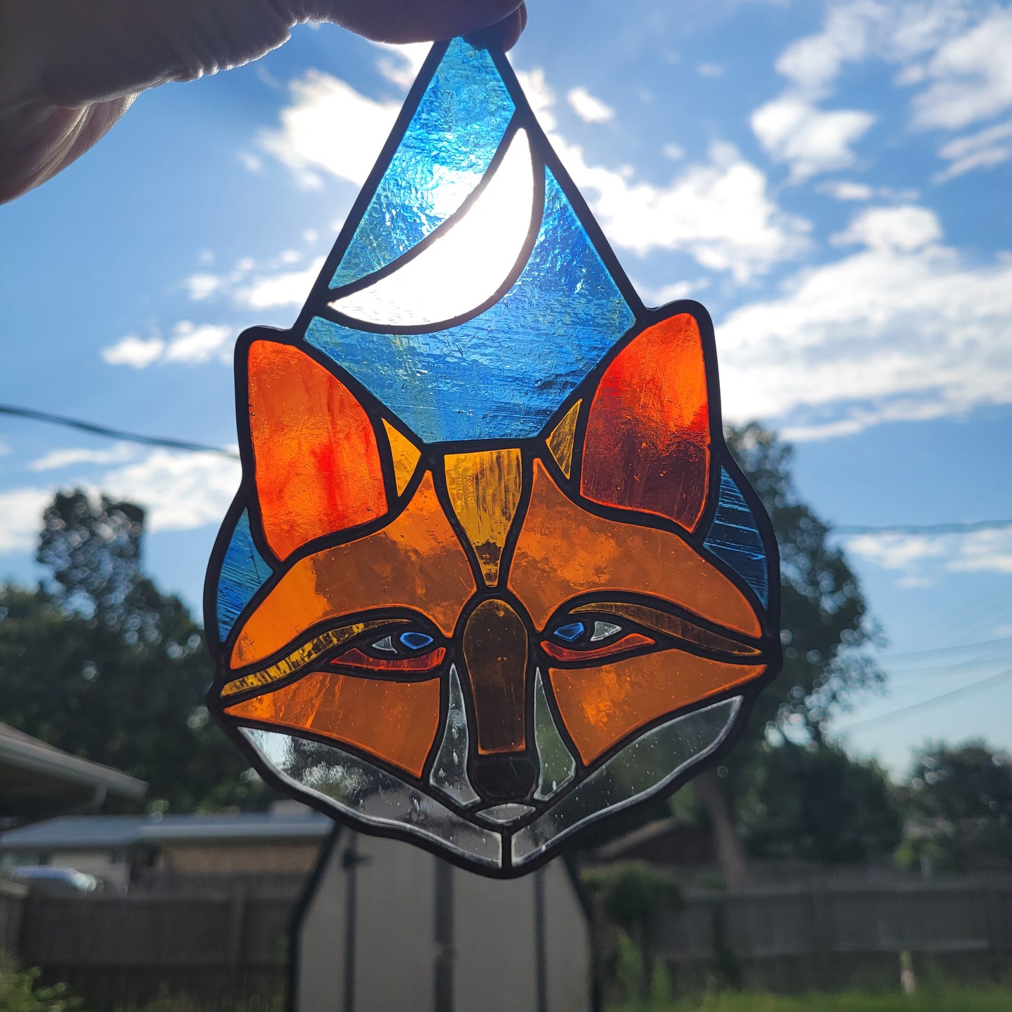 Fox Face Teardrop