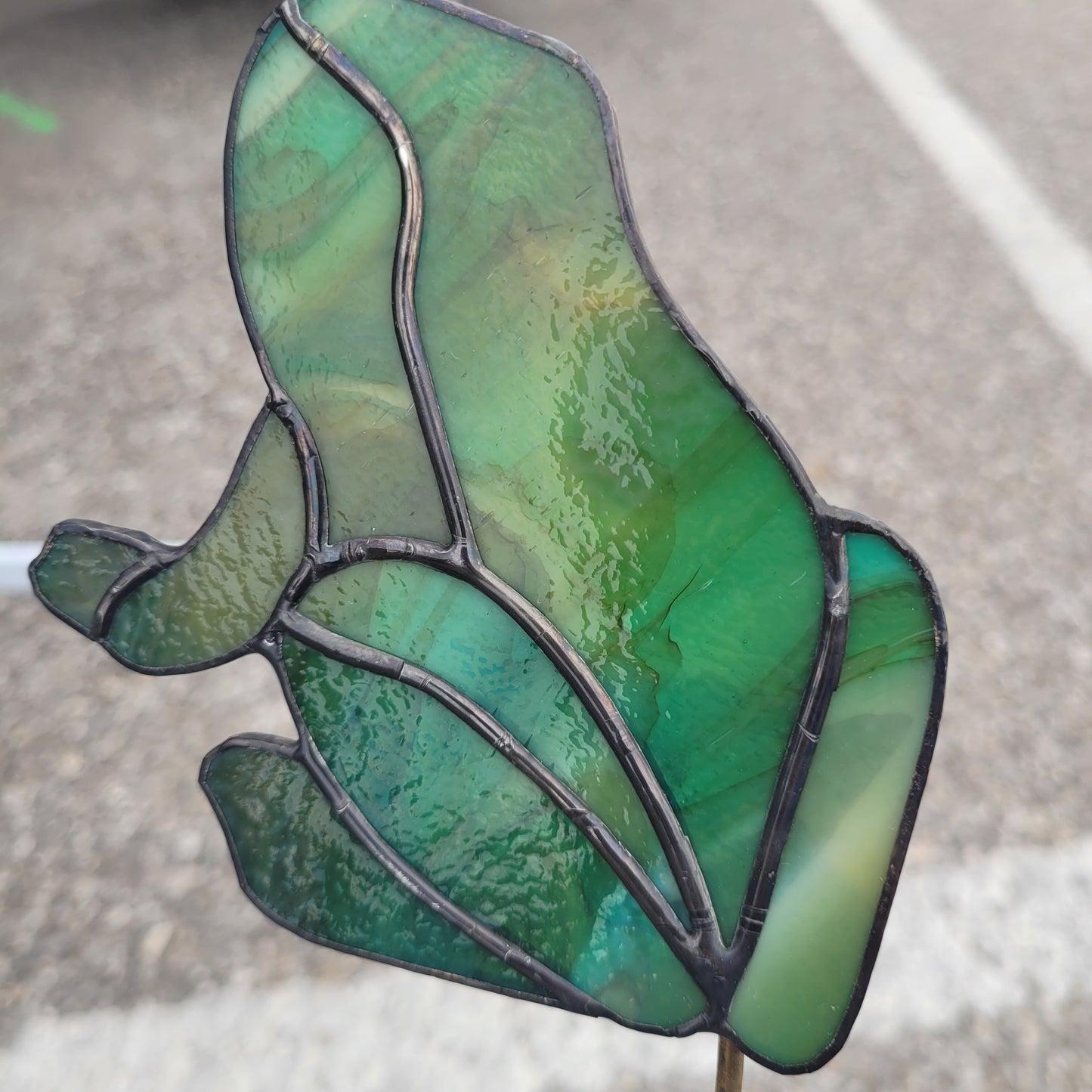 Frog Garden Stake
