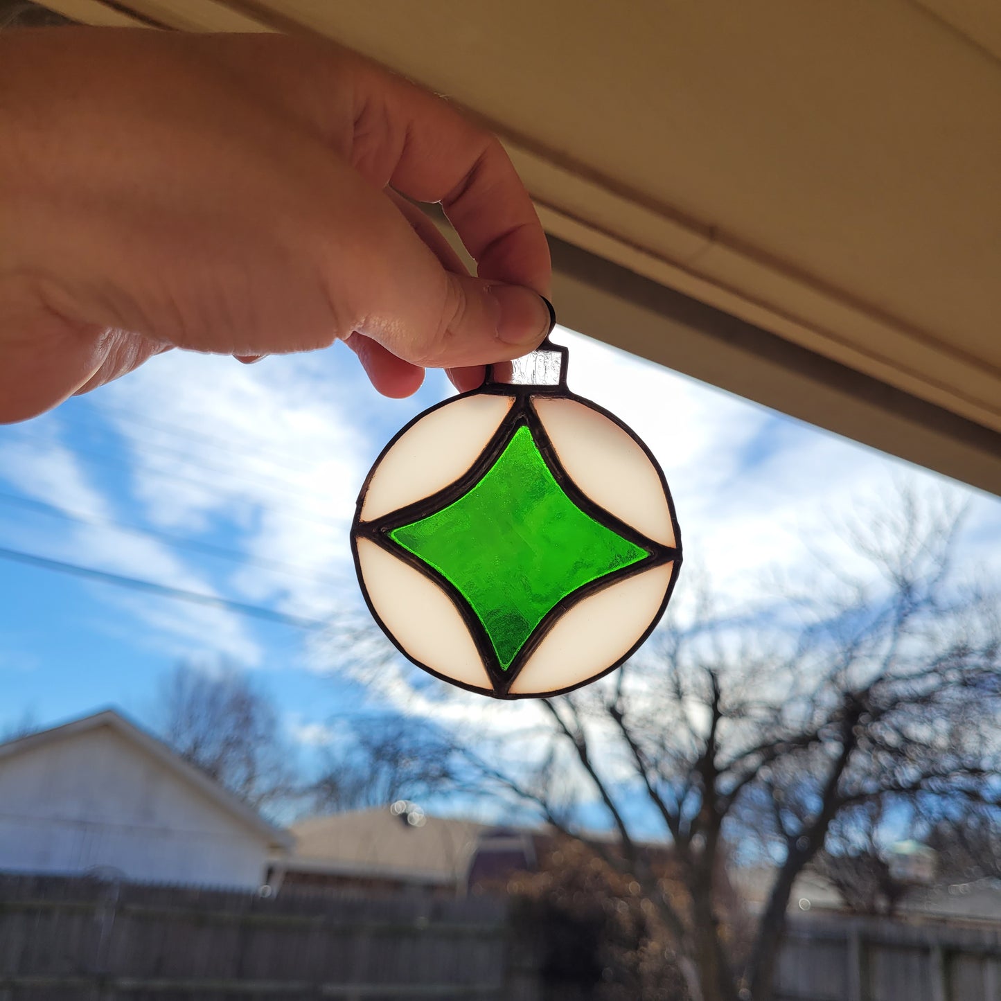 Round Star Ornament