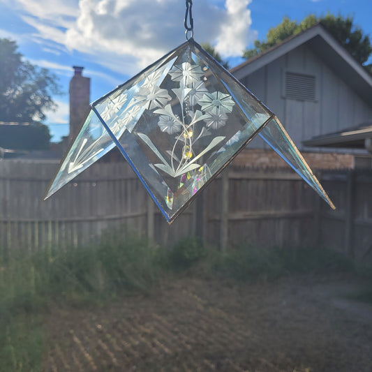 Beveled Etched Hanger